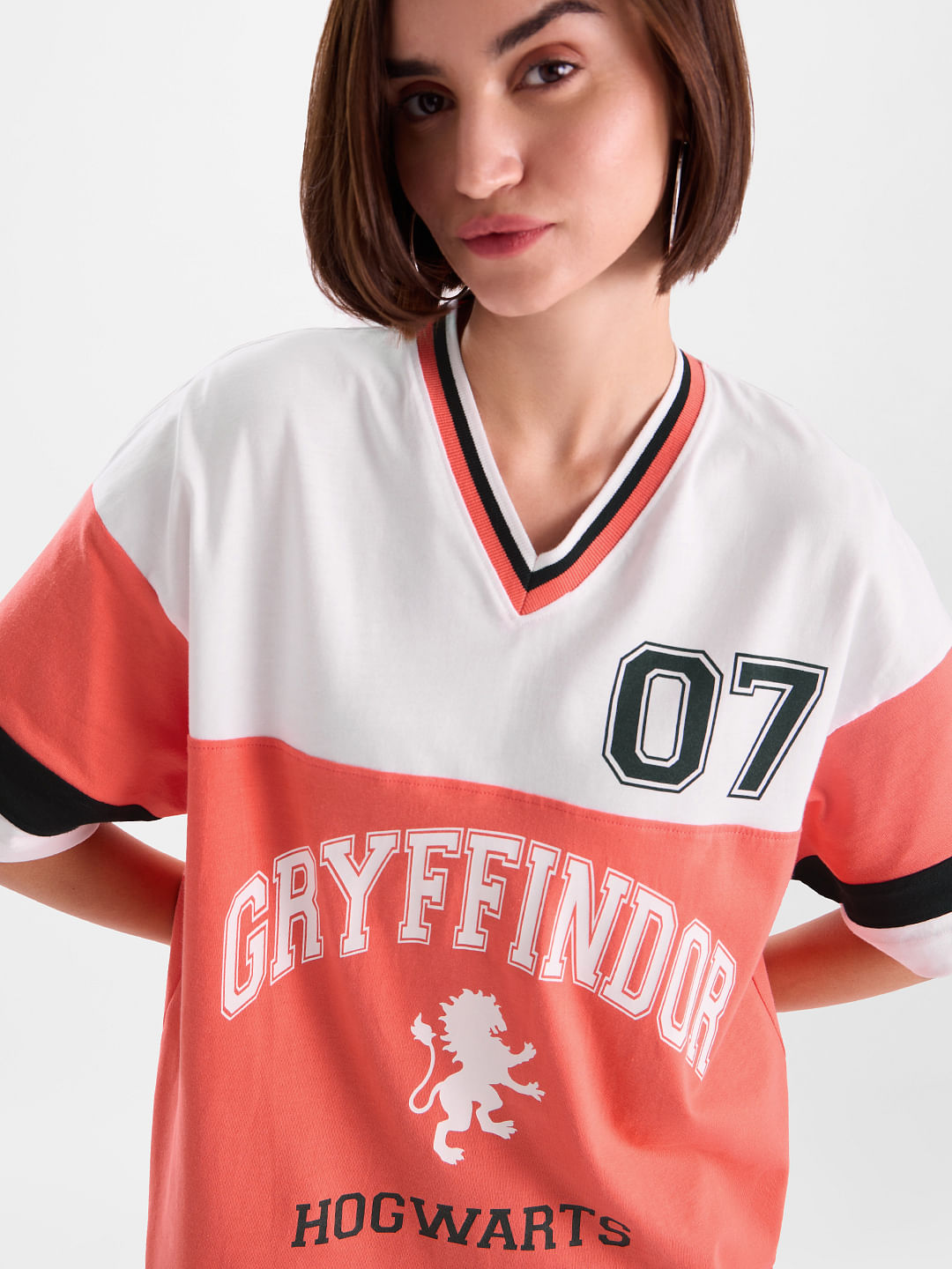 Buy Harry Potter House Gryffindor Women Oversized T Shirts Online