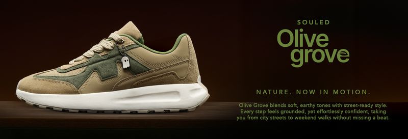 Men_HP Banner_Souled olive_Men Footwear_Men Footwear