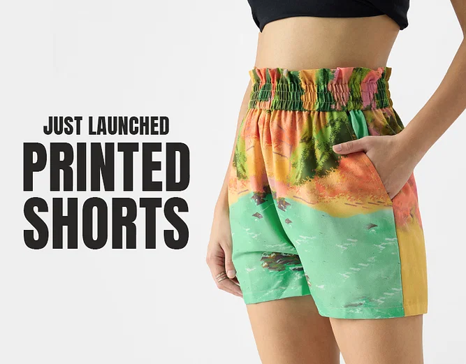 CAUSTIC Women's Hot Pants - 4-Way Stretch Quick Dry Gym Shorts - Dark Grey, Add-venture India