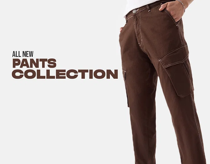 Loose Fit Straight Leg Cargo Pants, Streets of Seoul