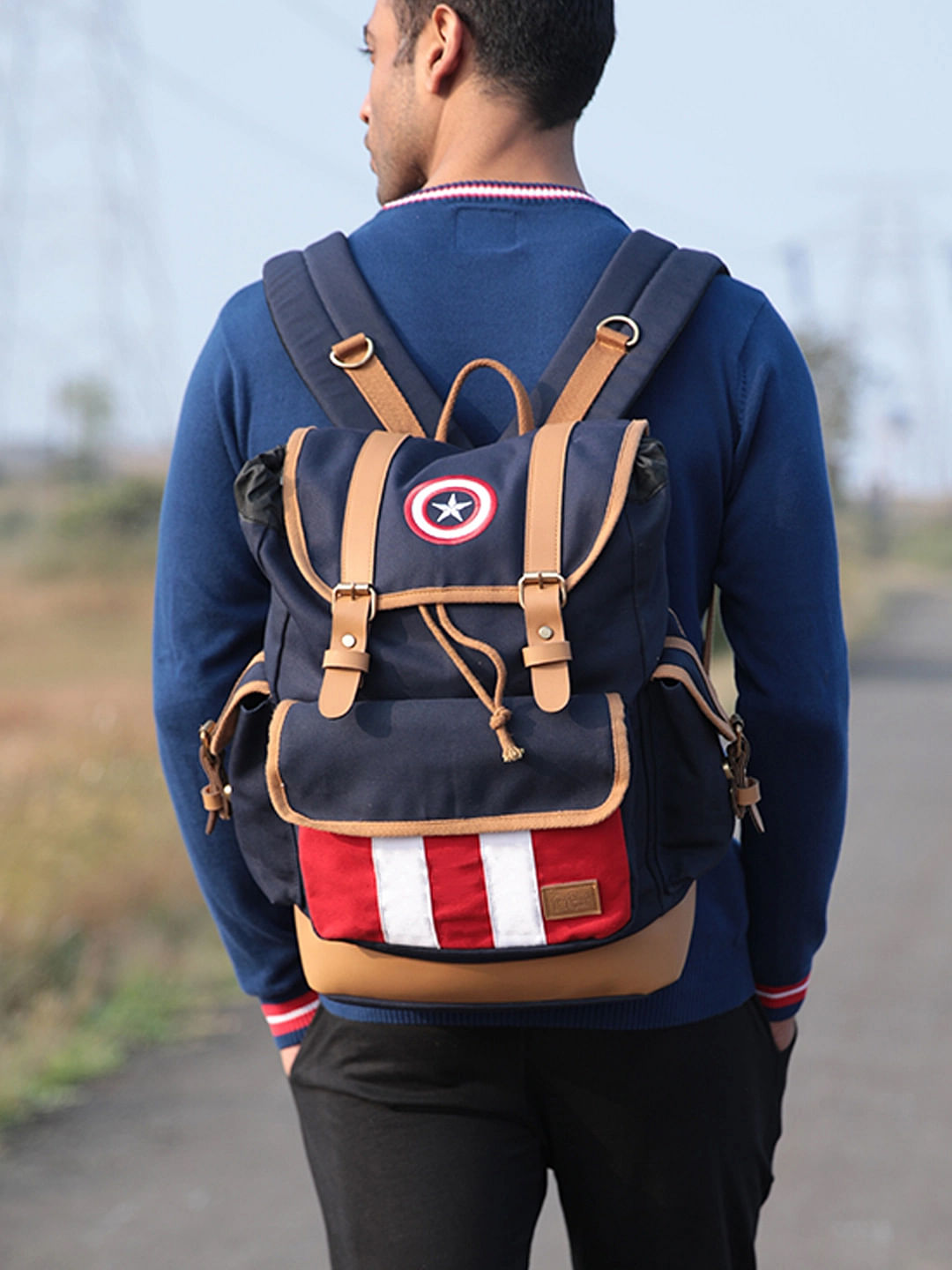 small captain america backpack