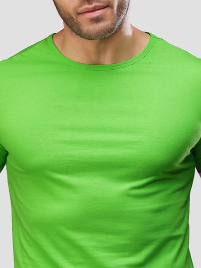 men drop cut shirt