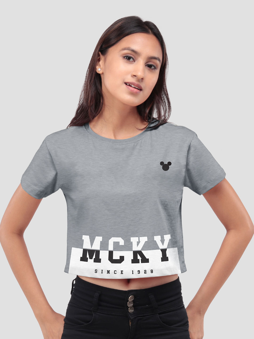 mickey crop top