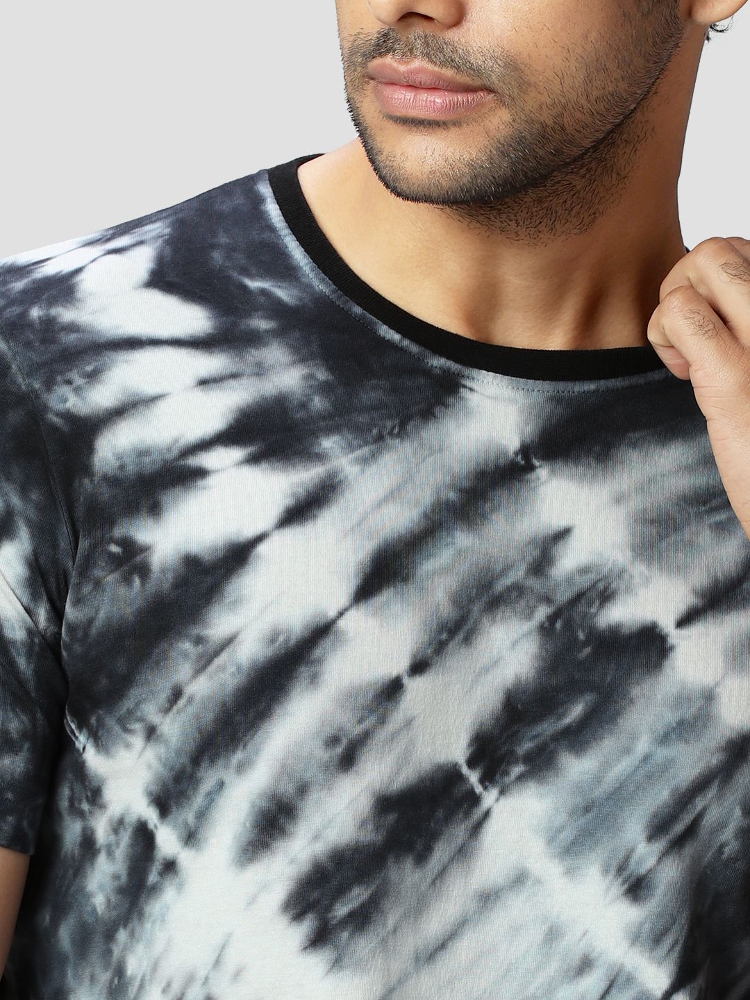 Buy Tie Dye (Diagonal Grey) TShirts online at The Souled Store.