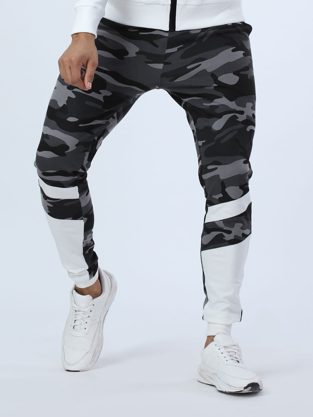 grey camo joggers