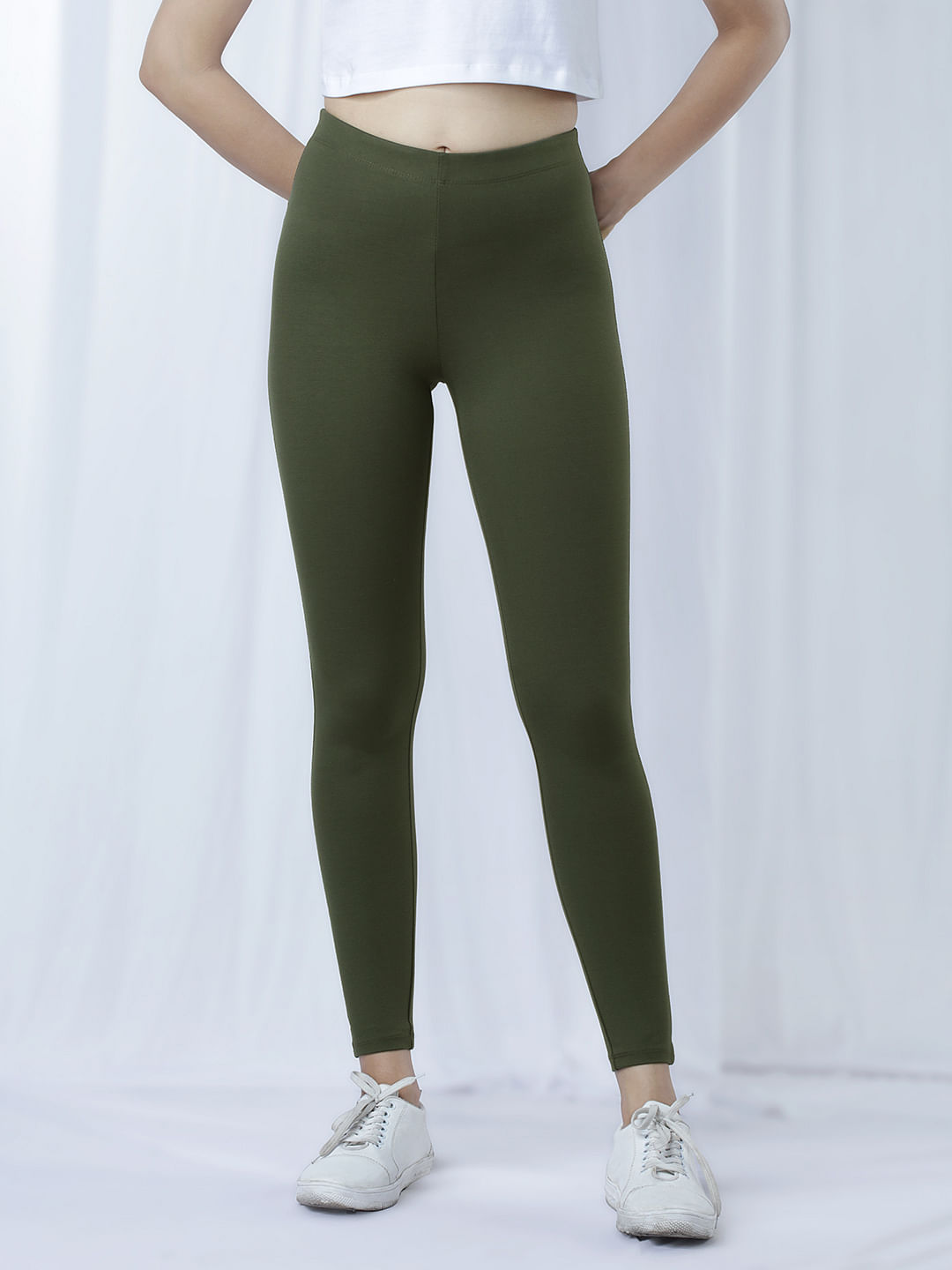 green jeggings