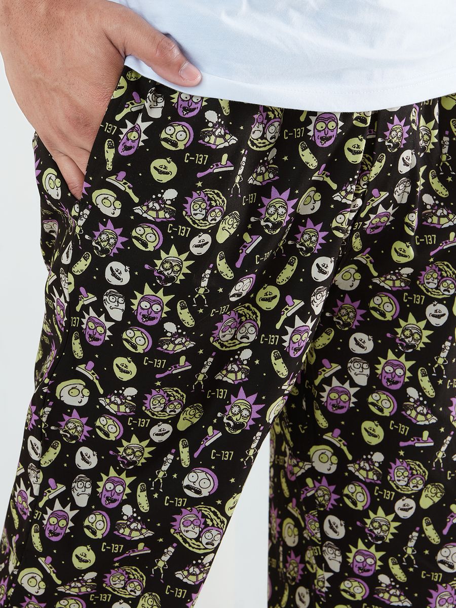 Buy Rick And Morty Doodle Men's Pajamas Online
