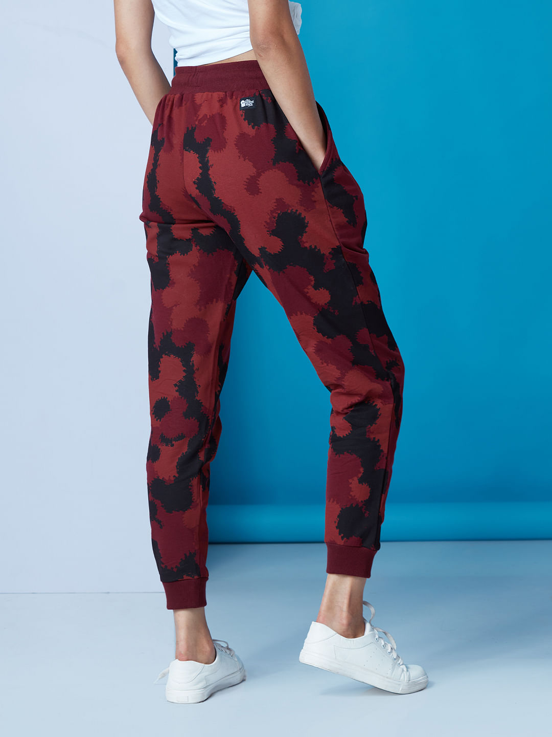 hollister camo joggers women