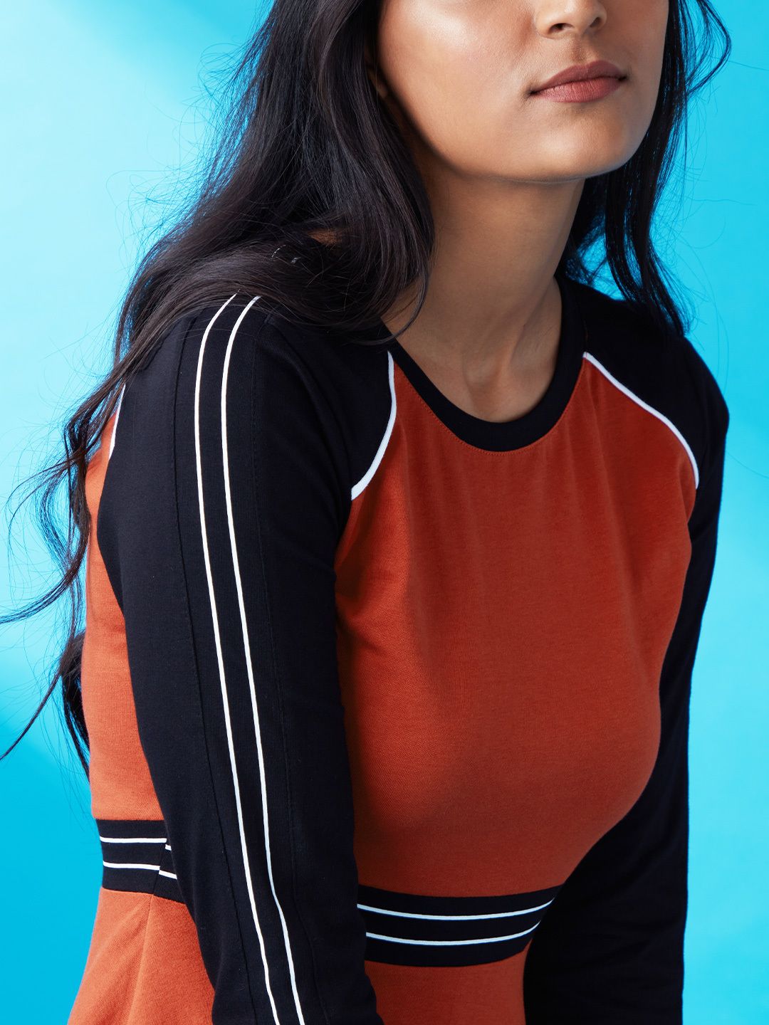 Buy Solids Rustic Diva Skater Tshirt Dress Online