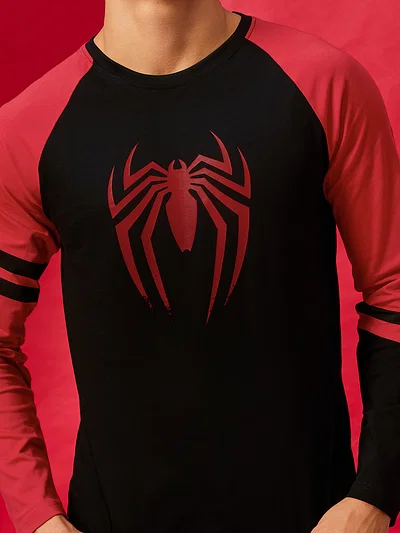 spider man web crawler full sleeve t shirt