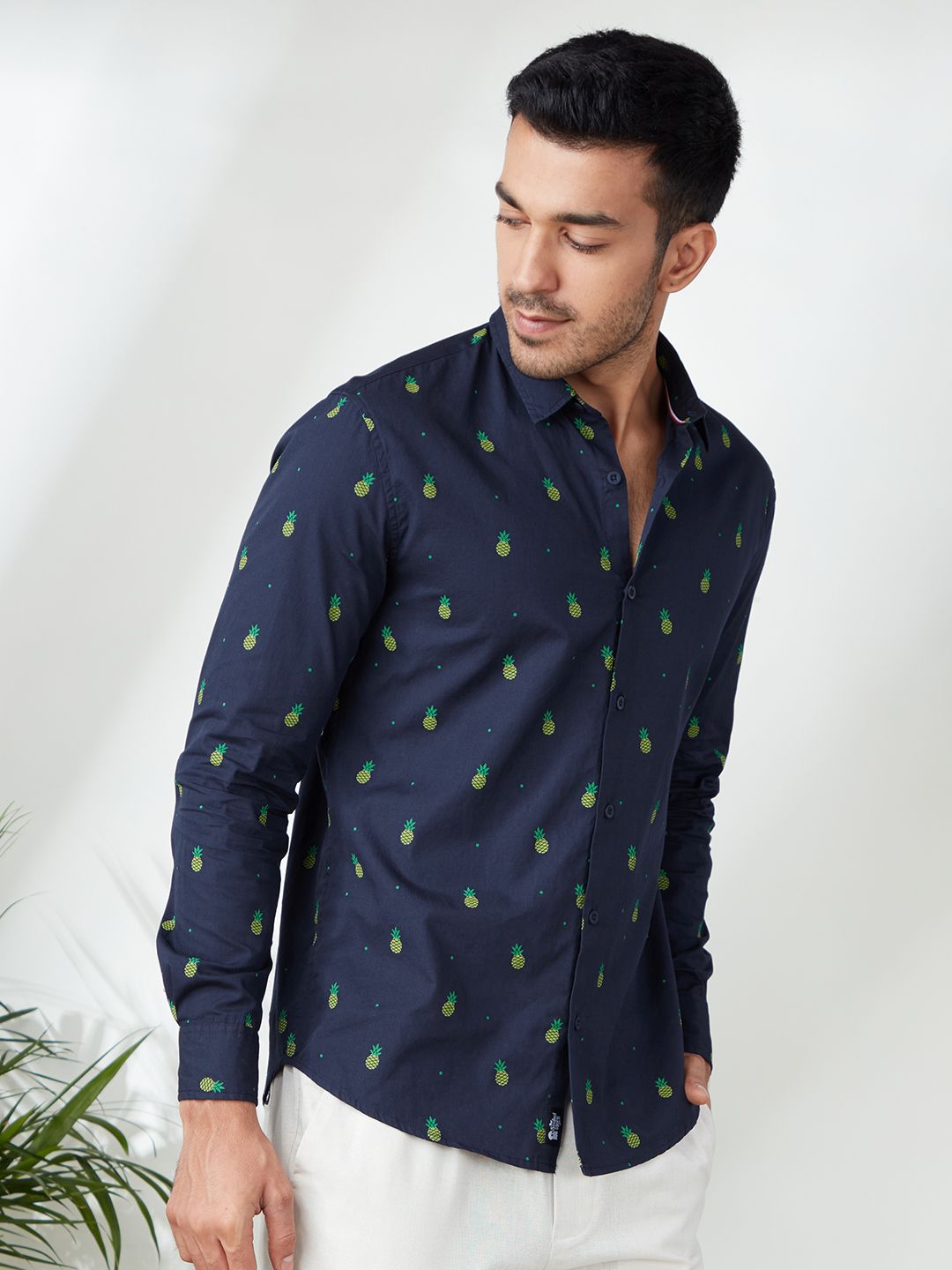 pineapple pattern shirt
