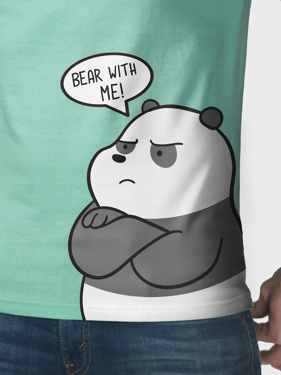 Buy We Bare Bears Bear With Me T Shirts Unisex T Shirts Online At The Souled Store 