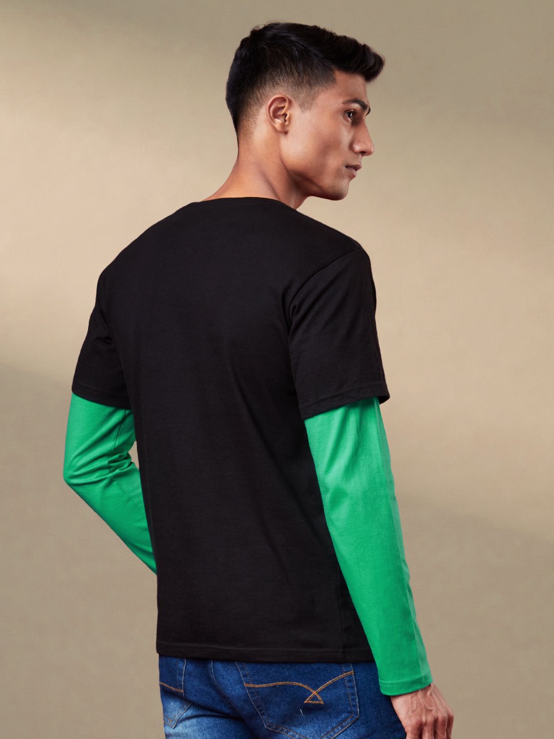 camisas para trajes azules