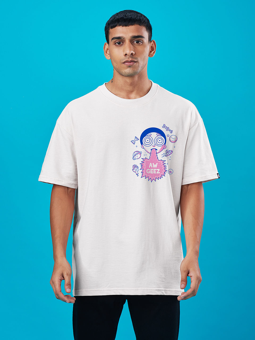 buy-rick-and-morty-aw-geez-oversized-t-shirt-online