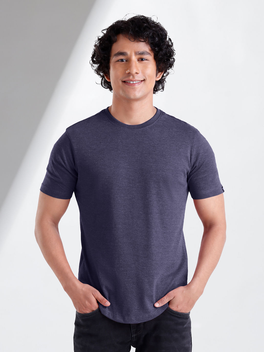 drop cut v neck t shirts