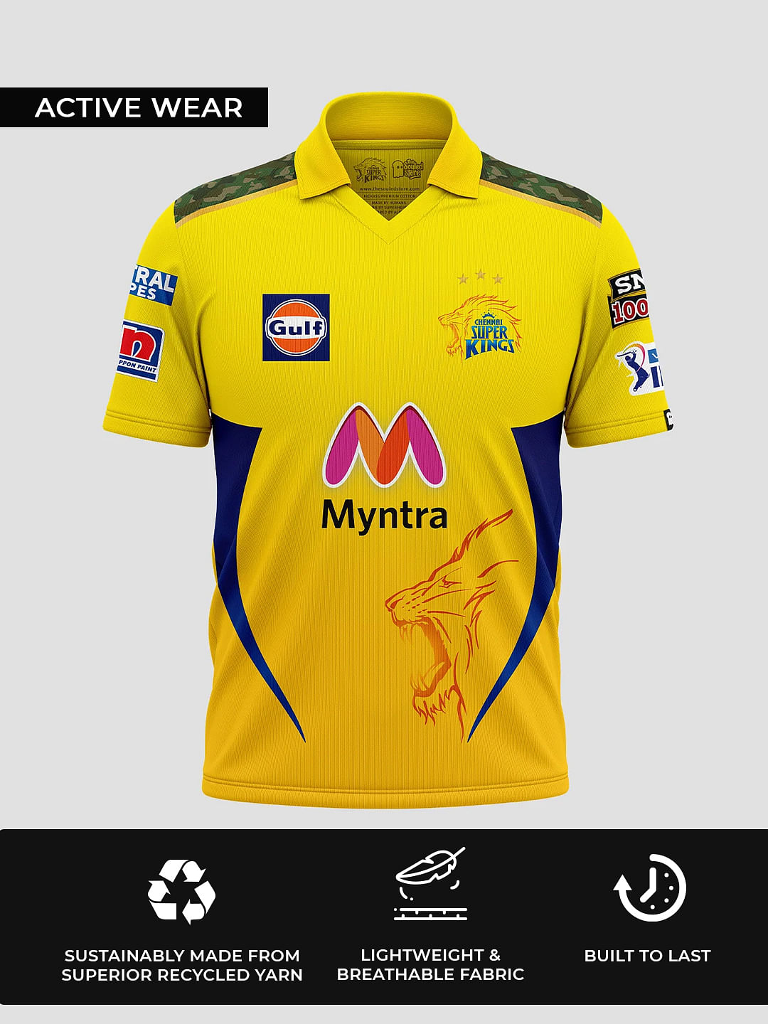 Buy Official Chennai Super Kings Merchandise online | IPL | The Souled ...