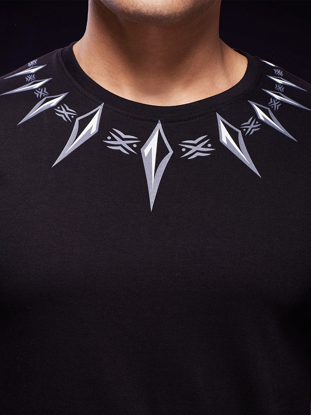 black panther t shirt necklace