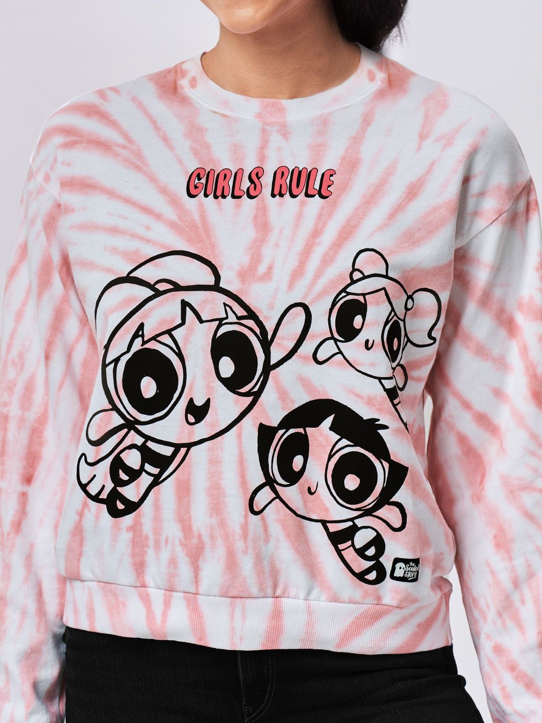 Powerpuff Girls: Girls Rule (Tie Dye) Women Sweatshirts price