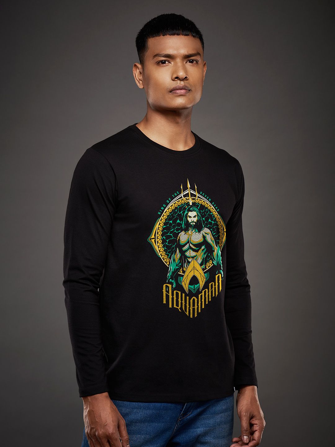 DC: Aquaman Men Full Sleeve T-Shirts price