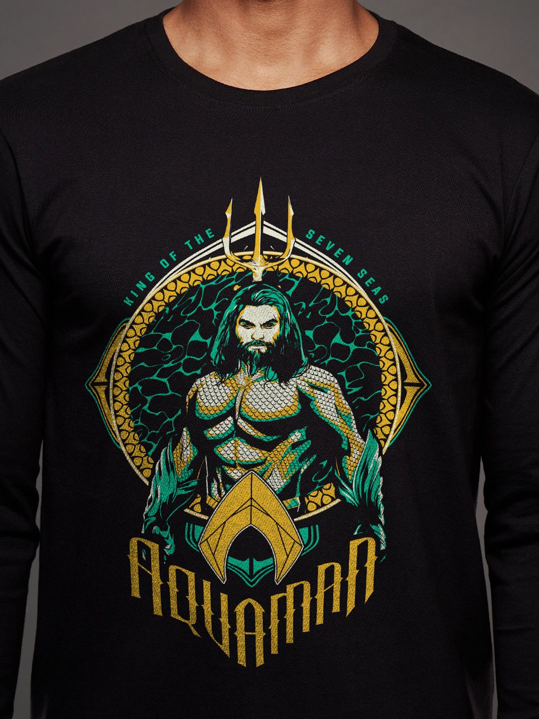 DC: Aquaman Men Full Sleeve T-Shirts online