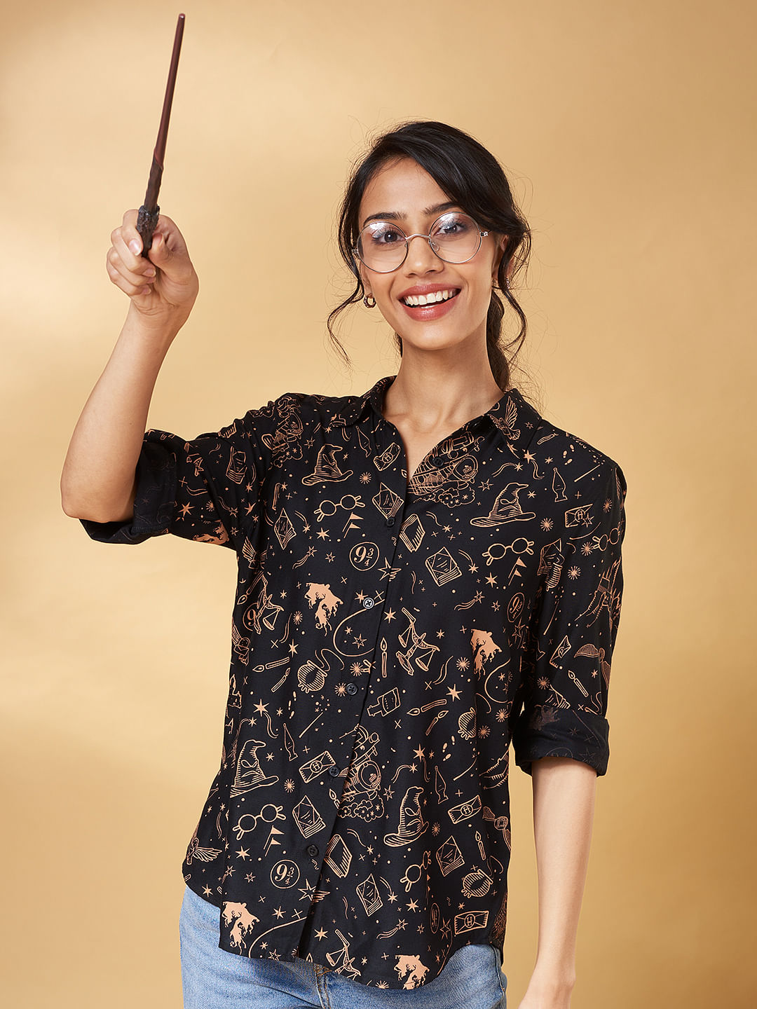 Buy Harry Potter Doodle Womens Full Sleeve Shirt