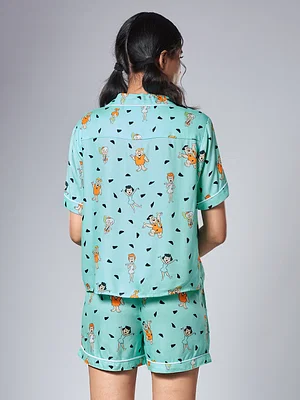 MSSD Women's Cute Pajamas Set Short Tank Vest T Shirt and Shorts PJS Set  Sleepwear