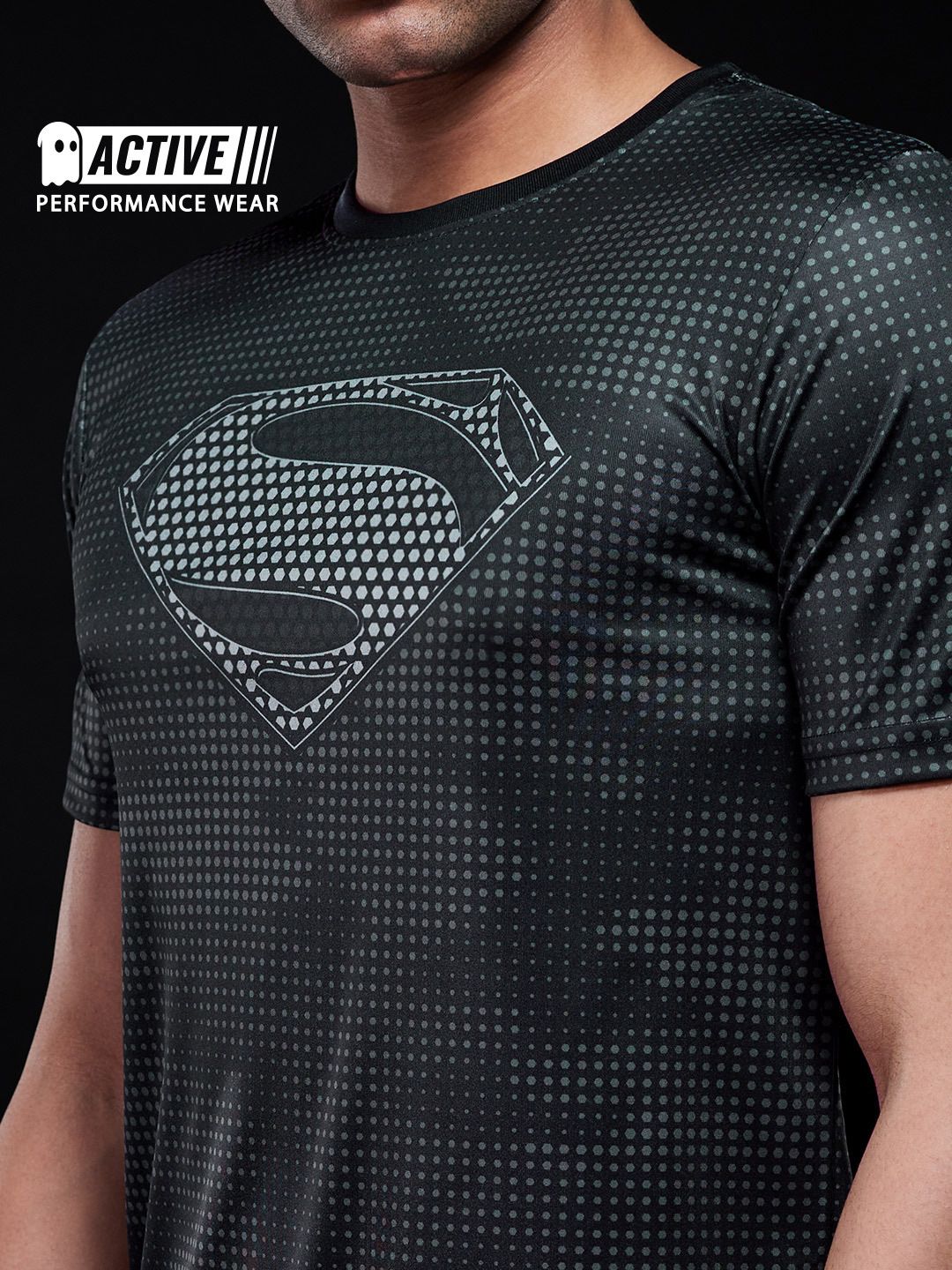 Buy Superman Logo Camo Active Wear Onine