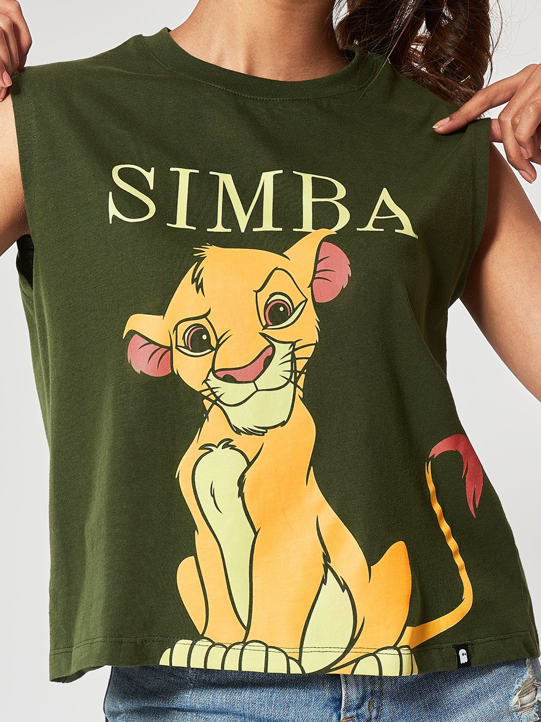 Buy The Lion King Simba Womens Mini Sleeve Tank Top Online