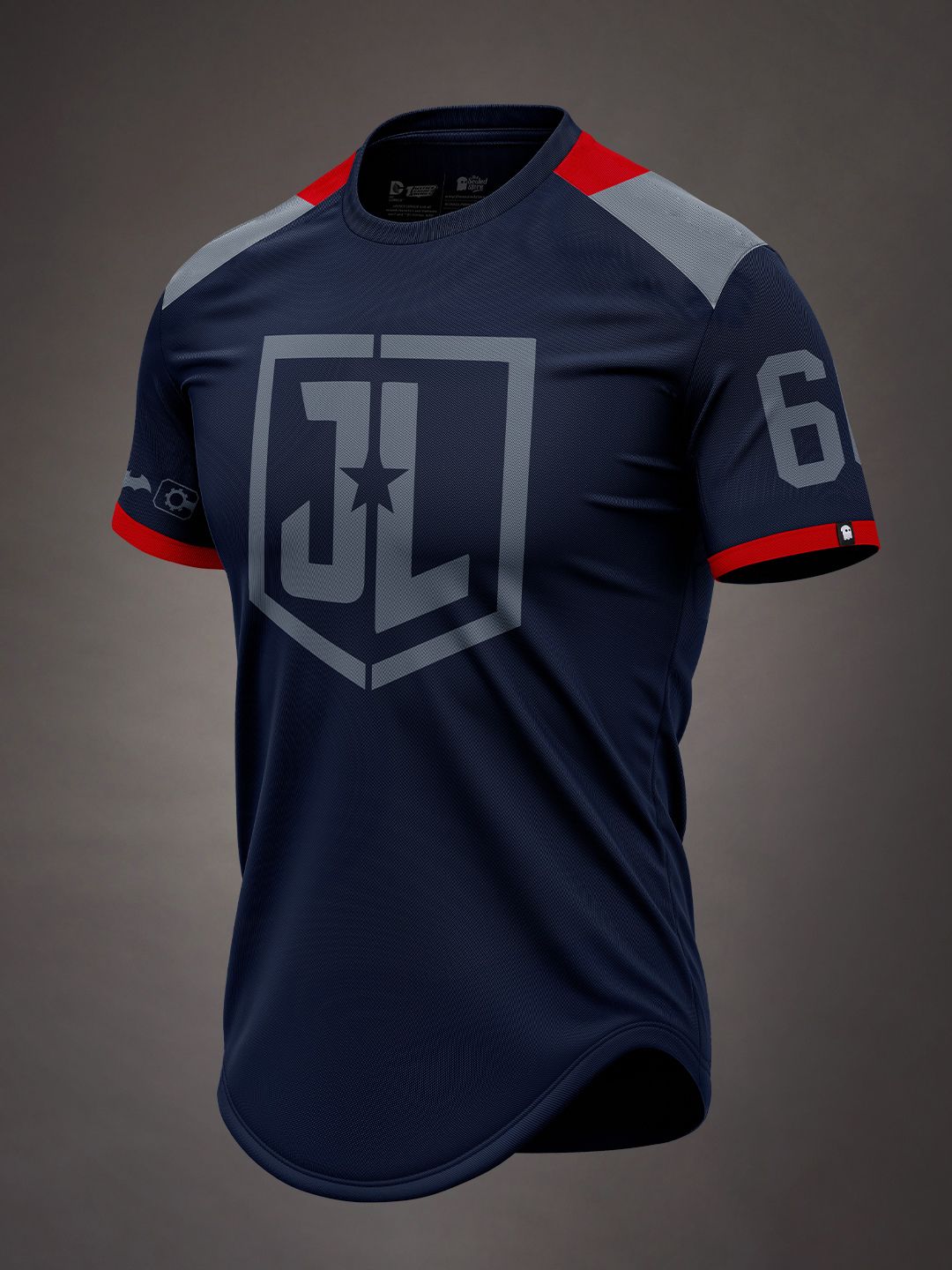 Justice League: Logo Drop Cut T-Shirts