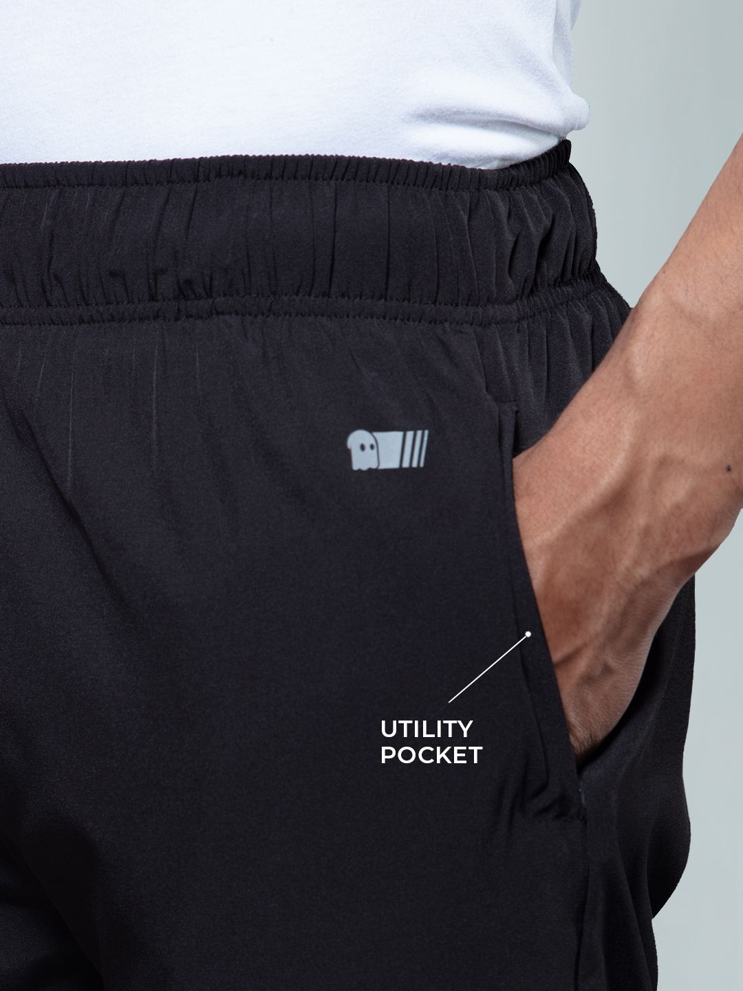 Buy Solids Black Men's Running Shorts Online.