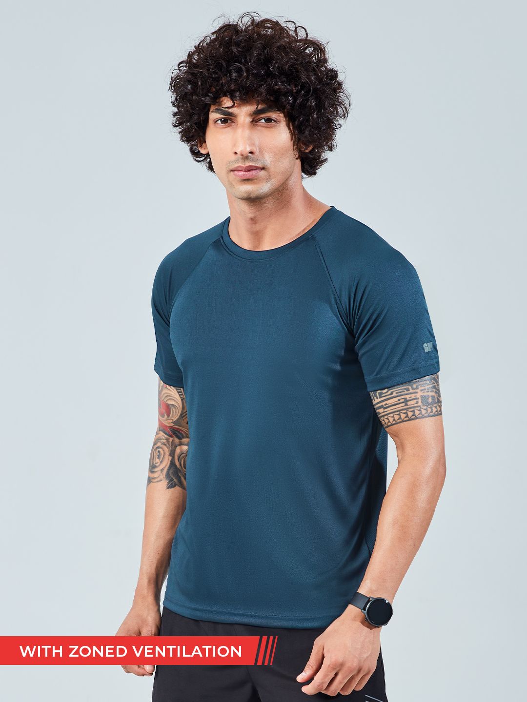 Solids: Teal Men Aero T-Shirts Online