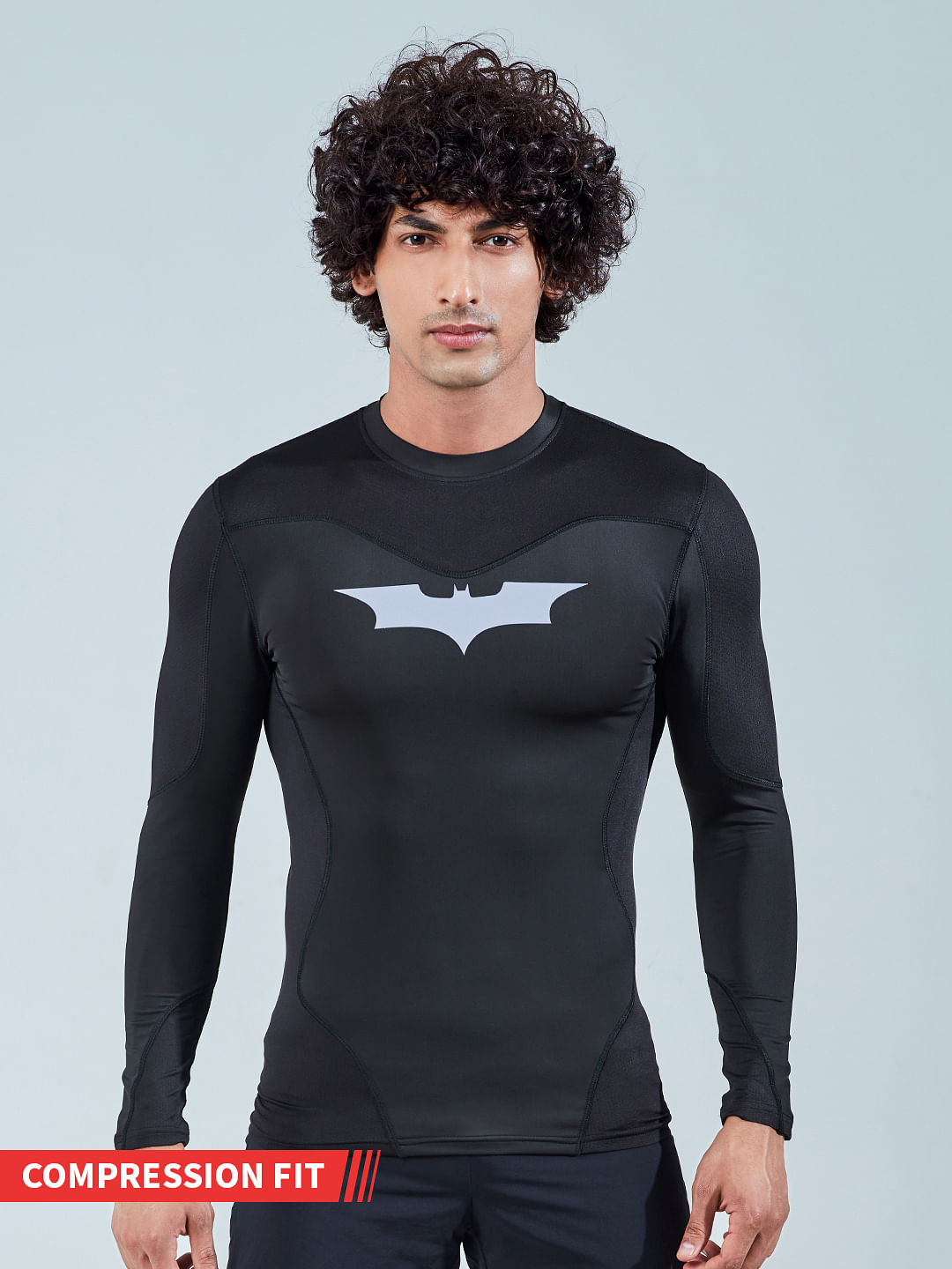 Buy Batman Logo Men Compression T-Shirts Online