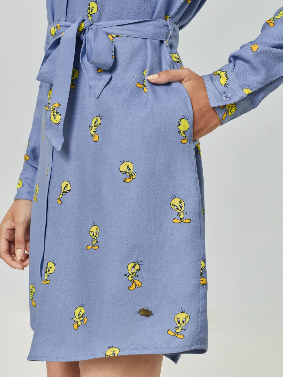 Looney Tunes: Tweety Pattern Women Shirt Dresses price
