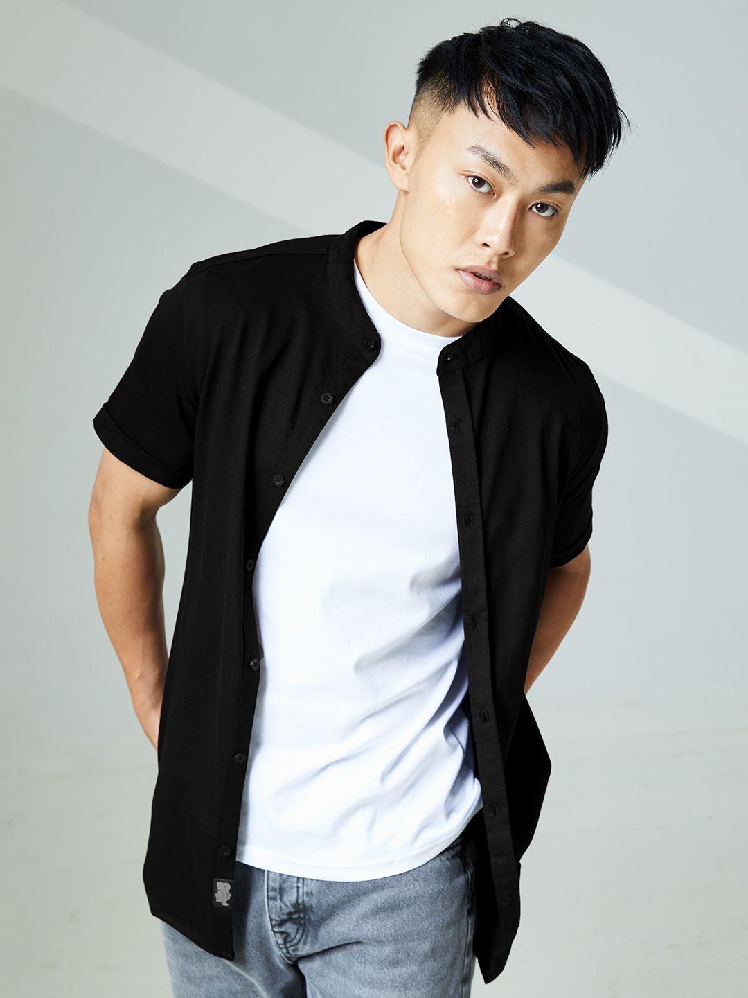 Solids: Black (Knit Shirt) Knit Shirts