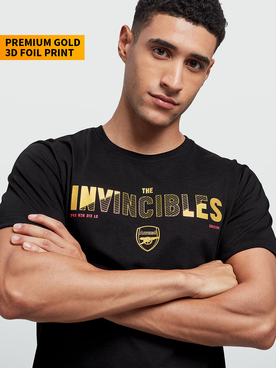 Buy Arsenal FC: The Invincibles Half Sleeve T-Shirts Online
