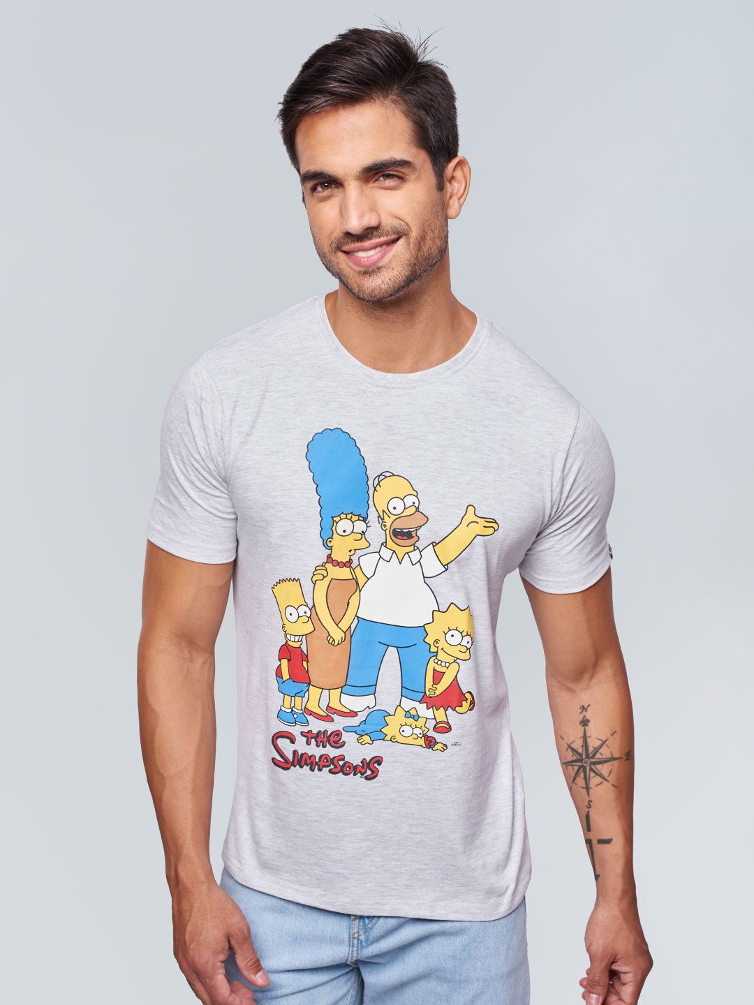Simpsons Meet The Family Half Sleeve 