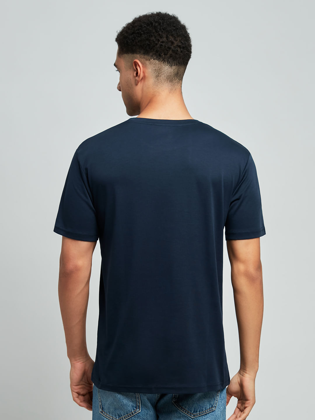 Buy ISRO: Logo Half Sleeve T-Shirts Online