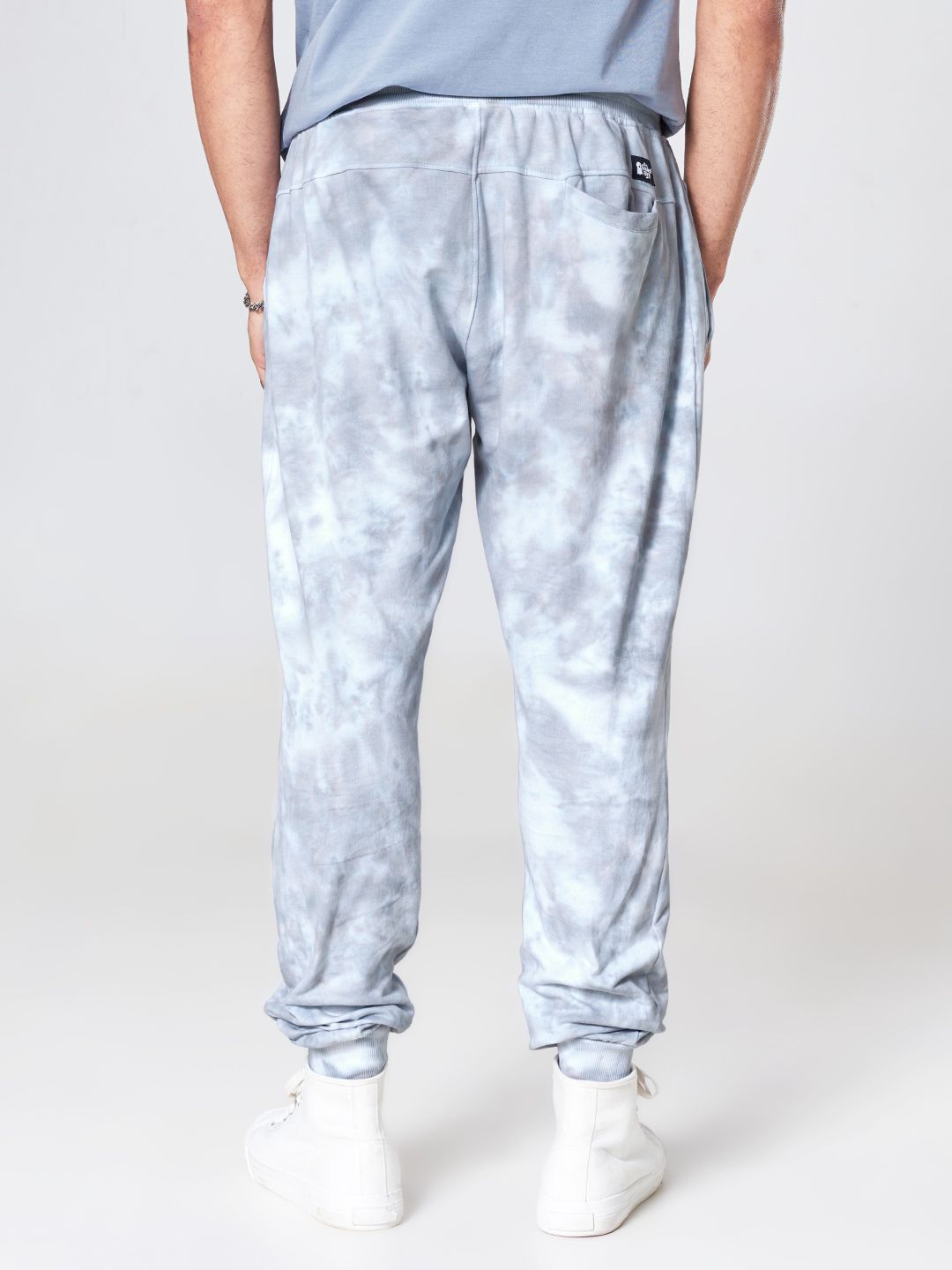 Buy Tie Dye: Blue Men Joggers