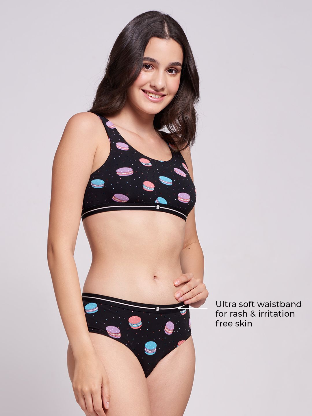 Macaroons Pattern Women Hipster Underwear online