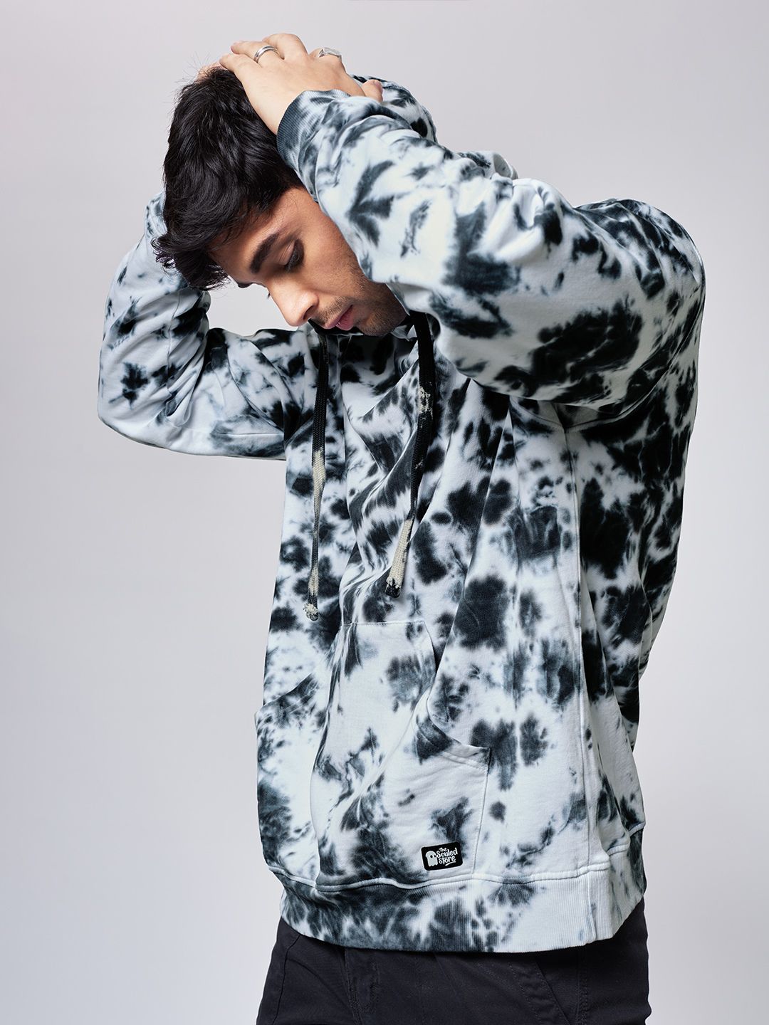 Buy Tie Dye: Black Storm Hoodies