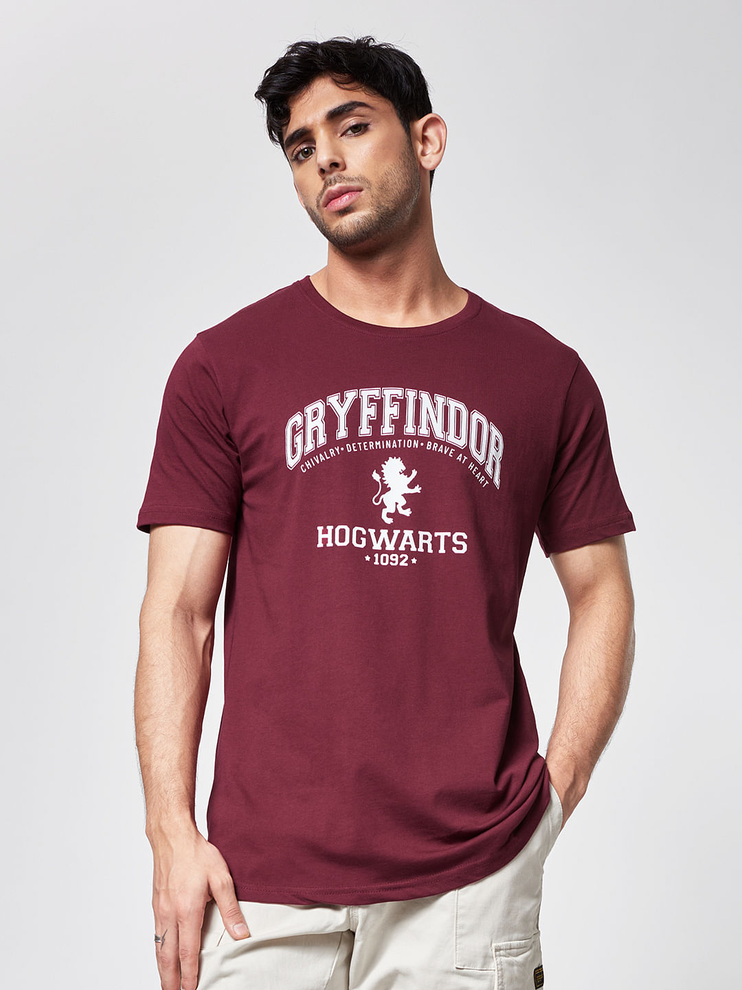 Buy Harry Potter: Gryffindor Exclusives Half Sleeve T-Shirts Online