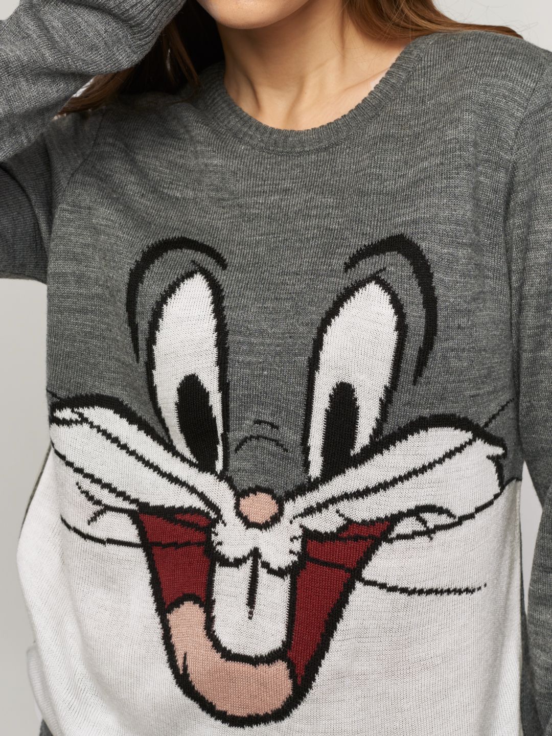 Knitted Bugs Bunny Sweater Women 