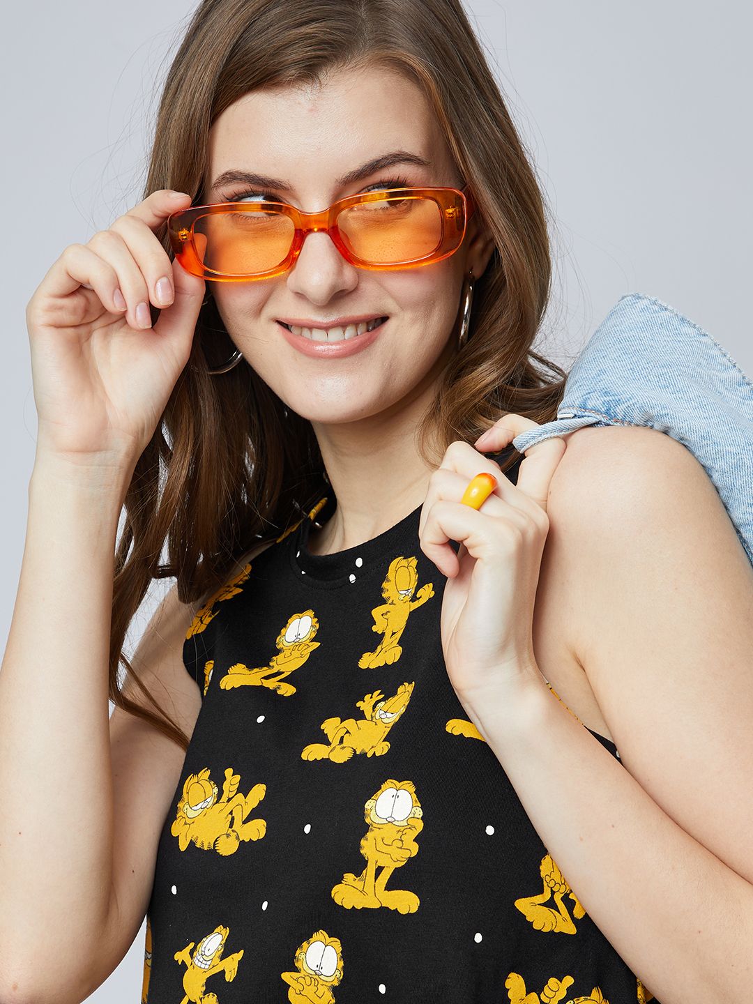 Buy Garfield Stay Lazy Stay Cute Women Tank Tops Online