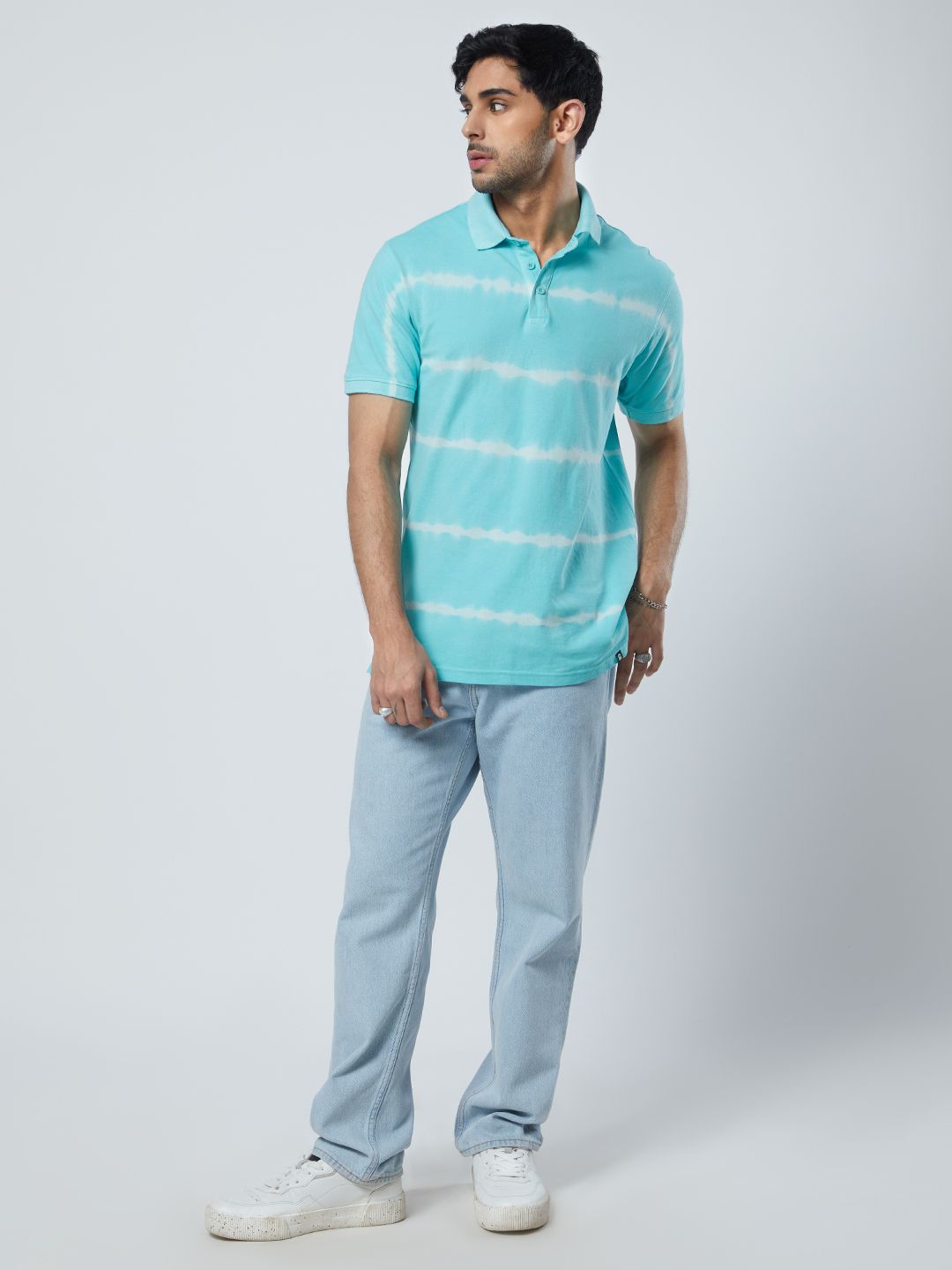 Buy Tie Dye Stripes Polos Online