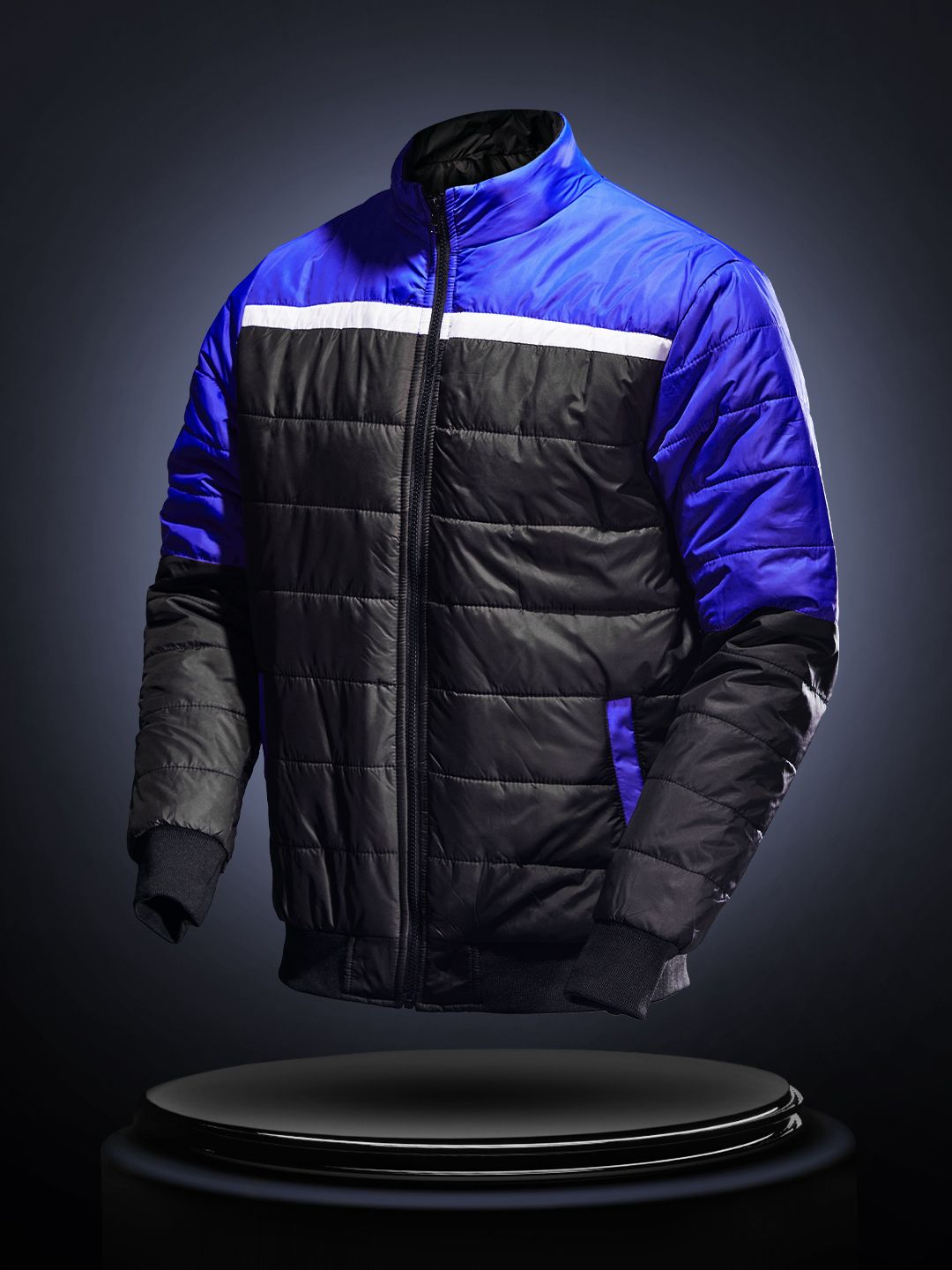 Buy Official Solids Colorblock Puffer Jackets Online