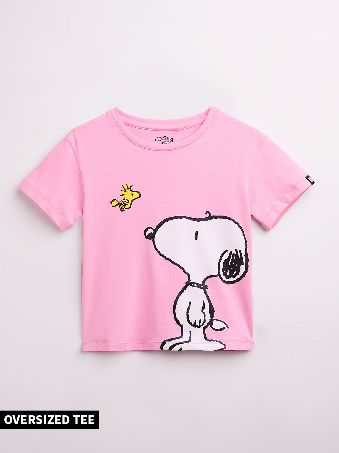 Buy Peanuts Snoopy And Wood Girls Oversized T Shirts Online