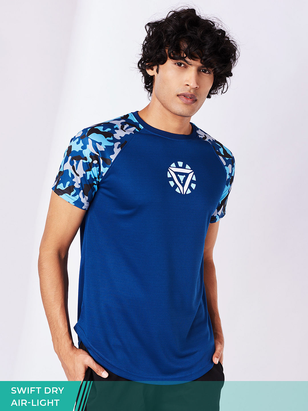 Buy Athleisure Camo Cool Blue Performance Jersey Online.