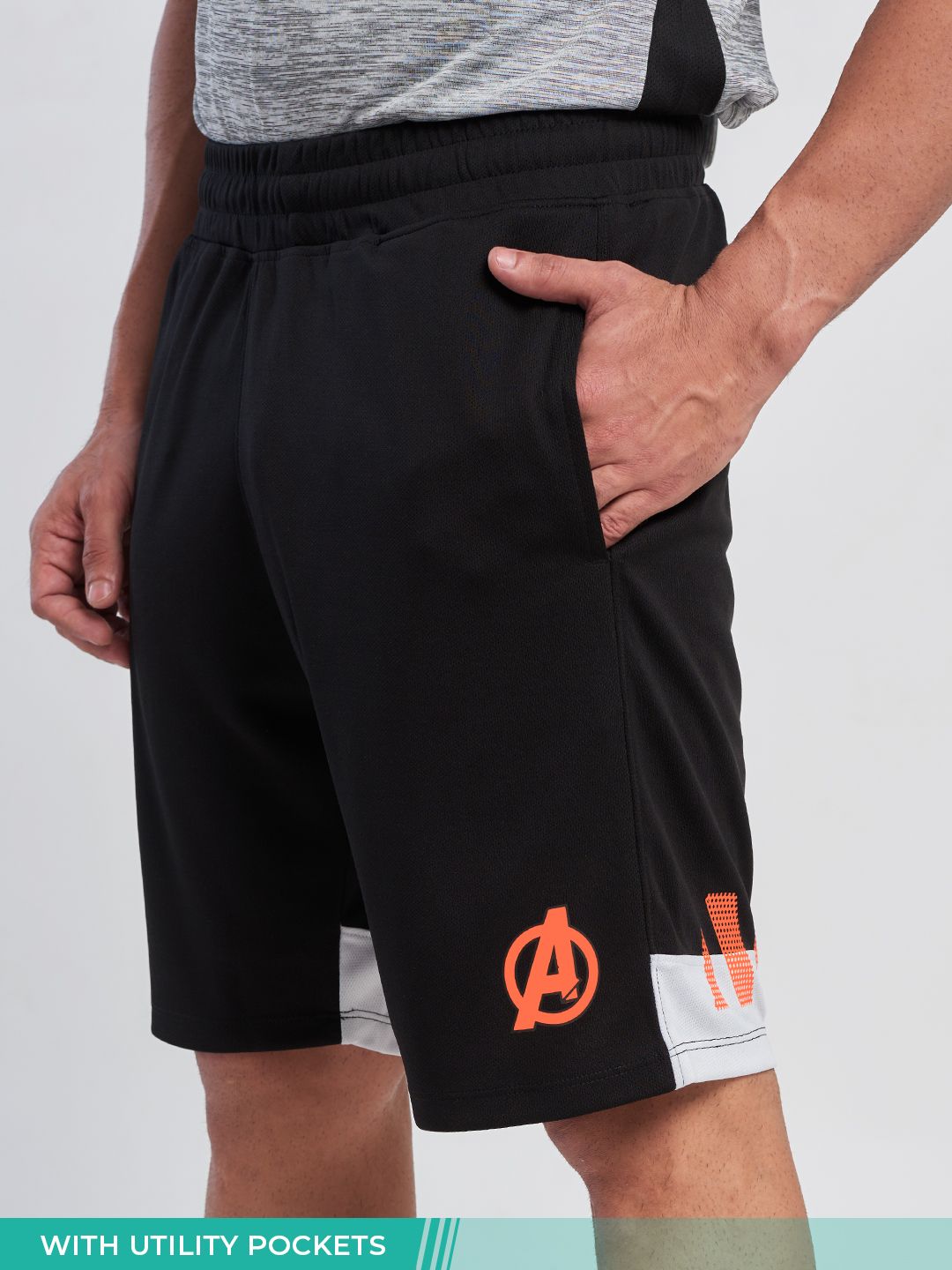 Buy TSS Active Awesome Black Mens Running Short Online