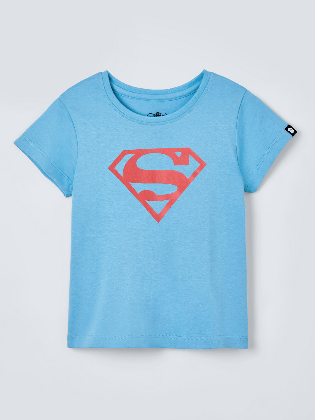buy-superman-logo-girls-t-shirt-online