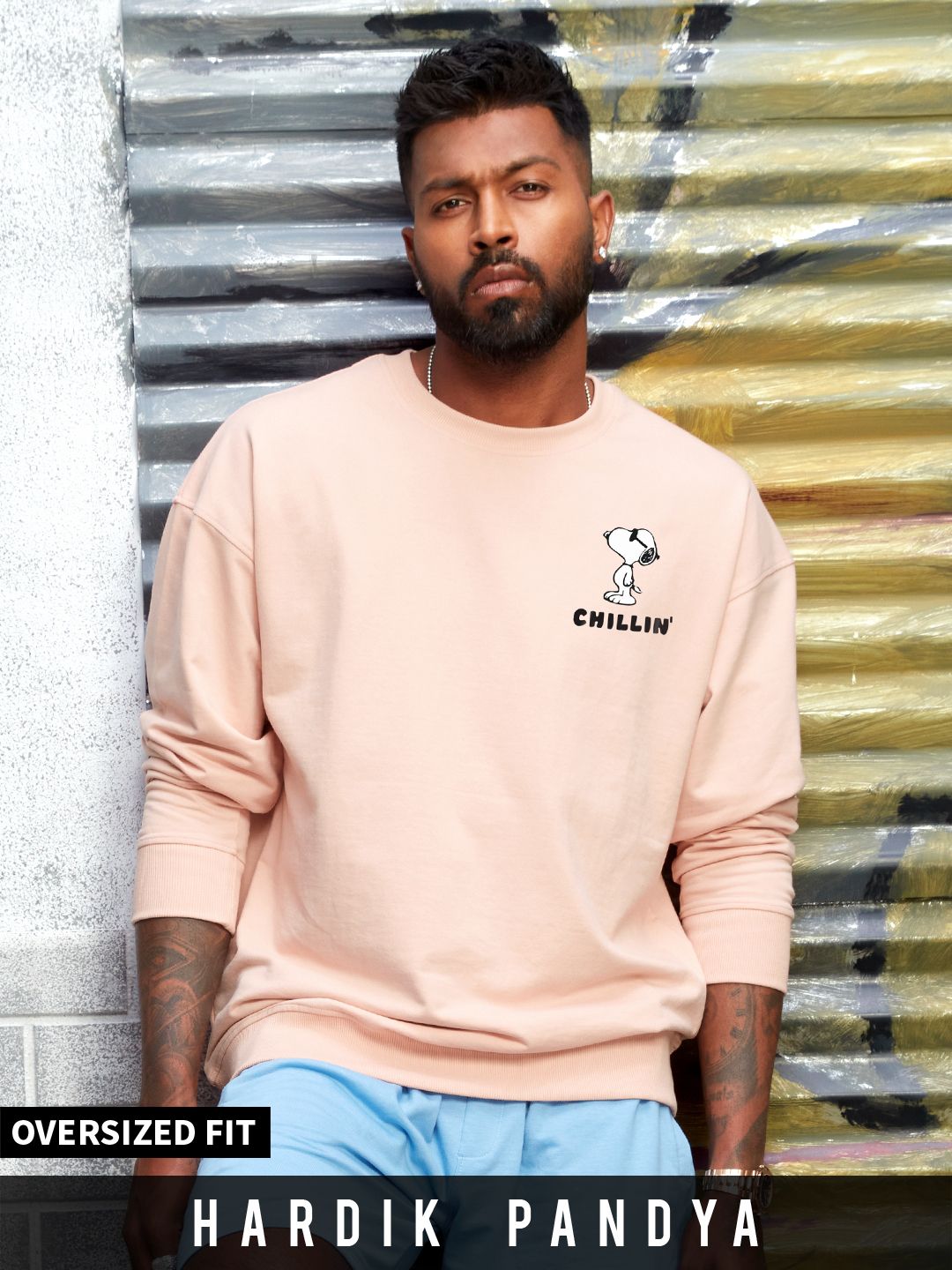 Chilling Men Oversized Sweatshirts 